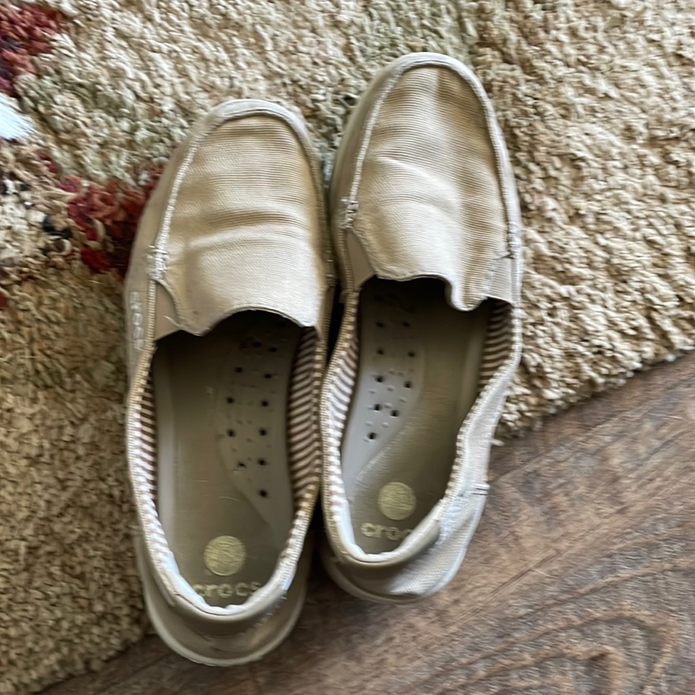 Crocs! Awesome and super comfortable shoe!